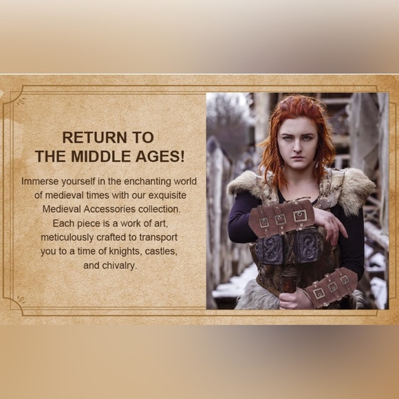 Vintage Renaissance Accessories Leather - Picture 9 of 17